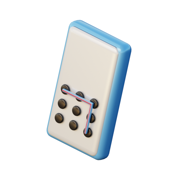 3B Mobil Kalıp Kilit Simgesi Resmetme