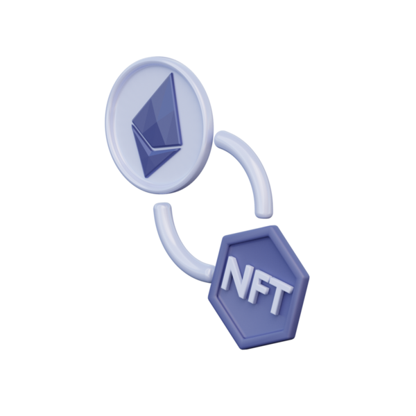 3D NFT Simge Hazırlama İllüstrasyonu