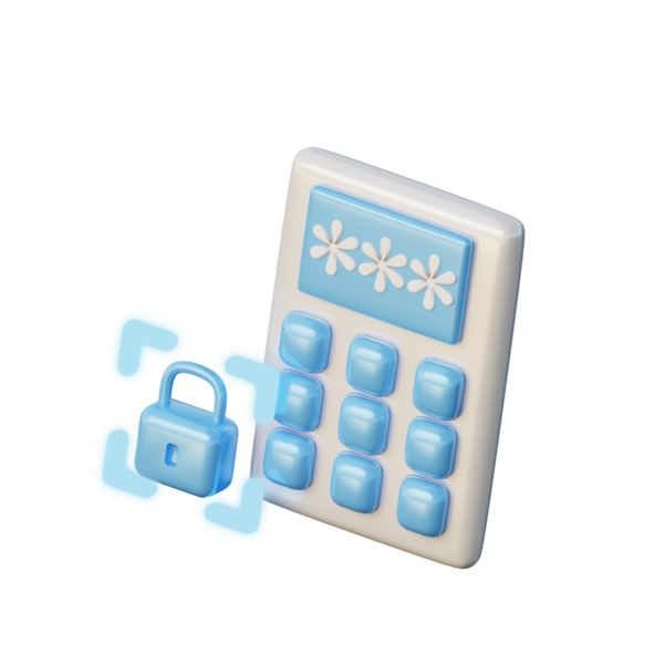 3B Güvenli Kilit Simgesi Resmetme