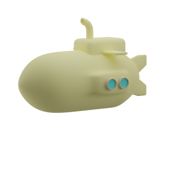 3B Denizaltı Simgesi Çizimi