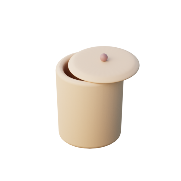 3 Boyutlu Çöp Kutusu Simgesi Çizimi