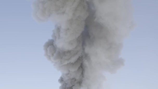 Záběry Kouře Starého Vlaku Motorovou Naftou — Stock video
