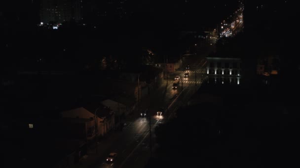 Footage Trafic Jam Night City — Vídeo de Stock
