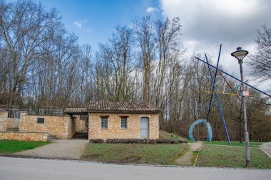 Bavyera, Almanya 'daki eski ingolstadt şehrinin manzarası