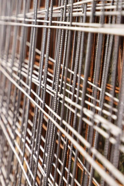 metal bars for construction and industrial background