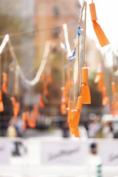 Valencia 'nın şelalelerinde mascleta, havai fişekler, barut