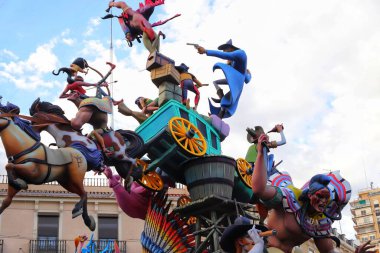Valencia 'daki Fallas anıtı. Başarısızlıklar, ninot