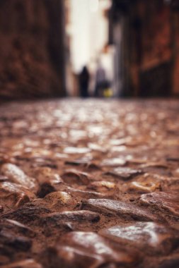 taş duvarın dokusu taşlarla