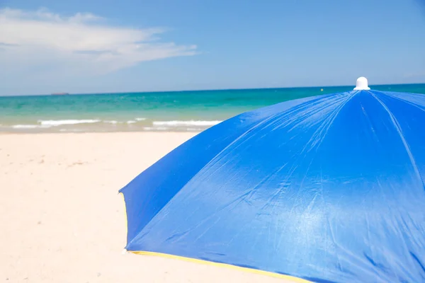 Зонтик Пляже — стоковое фото