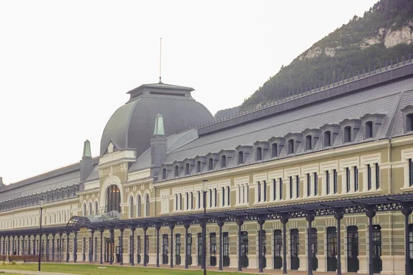 Der Große Palast Canfranc Aragn Spanien — Stockfoto