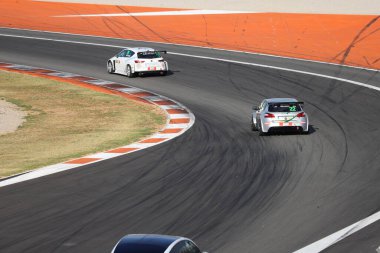 Barselona, İspanya - Nisan 2 017: 17 Barselona Barselona Uluslararası Pist 20 17