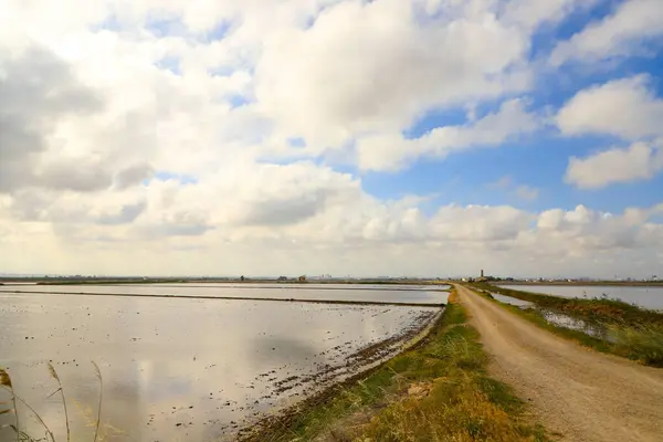 Küçük, beyaz ve mavi bir gökyüzü.