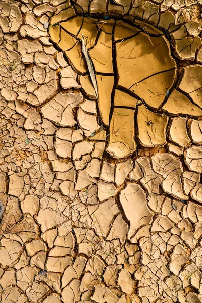 Çatlak toprak dokusu arka planı