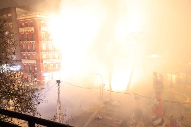 New York şehrinde yangın çıktı.