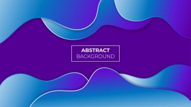 Soyut dalga eğimli arkaplan. Vektör illüstrasyon tasarımı