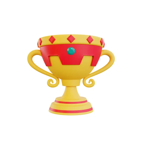Rendering Game Asset Trophy — Foto Stock