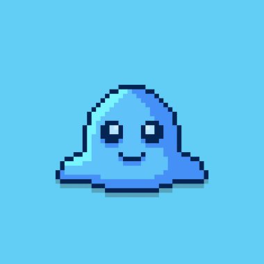 Pixel Sanat Tasarımı ile salgının vektör ilüstrasyonu, oyun varlıkları temalı tasarımlar için mükemmel