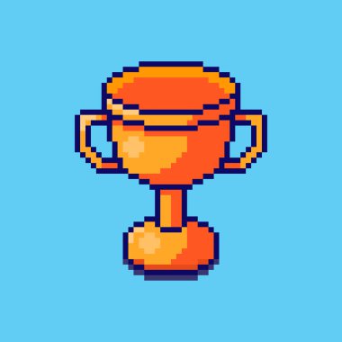 Pixel Art Design ile Kawaii Tavşanının Vektör İllüstrasyonu, oyun varlıkları için mükemmel temalı tasarımlar