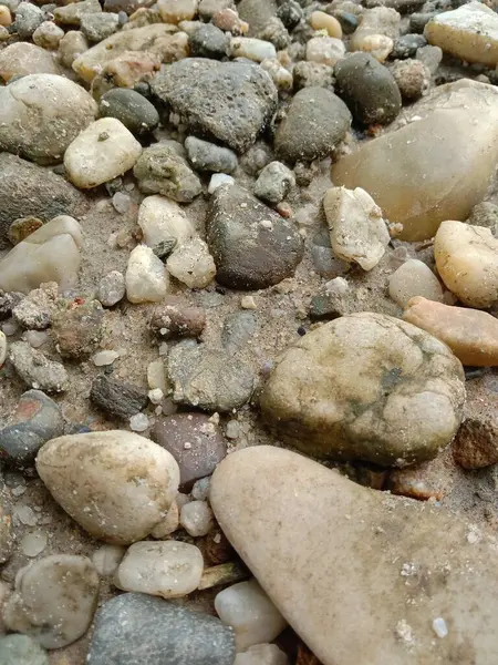 gravel soil in the river picture
