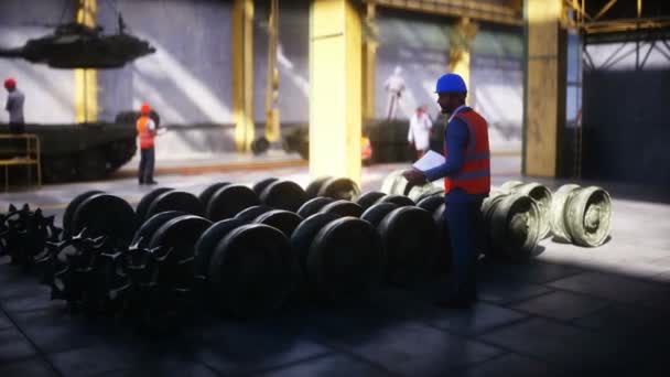 공장에서 러시아 90의 현실적인 애니메이션 — 비디오