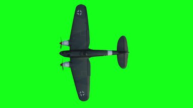 Heinkel He 111. Alman uçağı ve orta büyüklükte bir bombardıman uçağı. 2. Dünya Savaşı