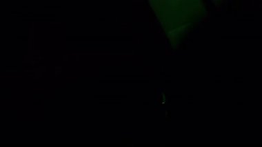 Standart 3 boyutlu araba kazası testi. Araba tahribatı. Yeşil Ekran izole et