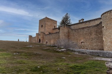 View of Pedraza Castle, Segovia, Castilla y Leon, Spain