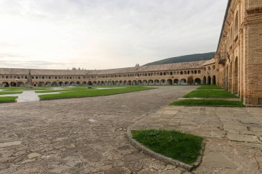 İspanya, Huesca 'daki Jaca Kalesi' nin geçit töreni.