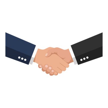 İki farklı el sıkışıyor, profesyonel bağlamda anlaşma ve ortaklığı simgeliyor, güven ve işbirliği iletiliyor.