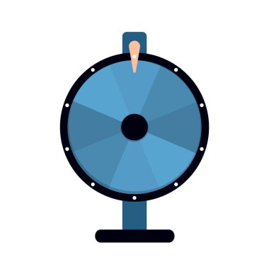 Çarkıfelek geçmişi. Şanslı rulet illüstrasyonu. Online kumarhane konsepti.