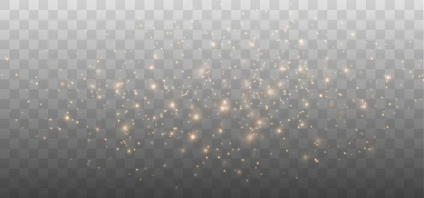 Gold Funkelt Hintergrund Vektor Leuchtende Teilchen Vektorgrafiken