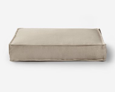 Basit ve rahat evcil hayvan yatağı evcil hayvanlar için rahat bir dinlenme yeri sağlıyor.