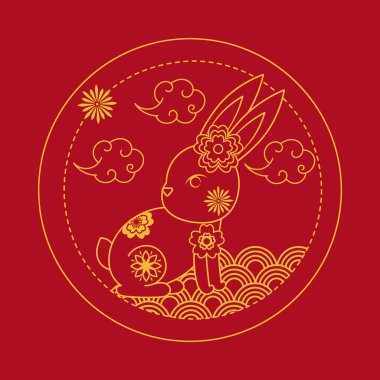 Çin tavşanı. Ay burcu sembolü