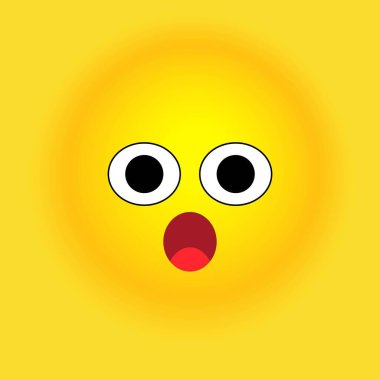 Gülümseyin, duygusal çıkartmalar. Giysiler, kumaşlar, duvar kağıtları üzerine yazma için vektör illüstrasyonu.