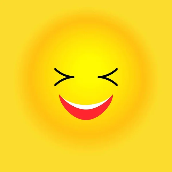 Lachen Stickers Met Emoties Vector Illustratie Voor Het Afdrukken Kleding — Stockvector