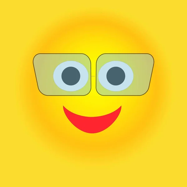 Lächeln Sticker Mit Emotionen Vektor Illustration Zum Bedrucken Von Kleidung — Stockvektor
