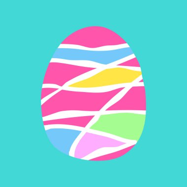 Mutlu Paskalya kartları, posterler ya da modern minimalist yumurtalar. Reklam ve markalaşma için modaya uygun şablonlar, tebrikler veya davetiyeler