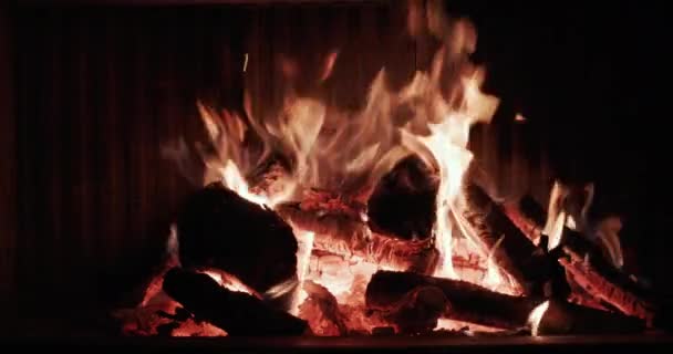 Brann Moderne Peis Video – stockvideo