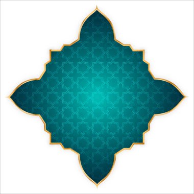 Doğu tarzı İslami ramazan kareem ve bayram mübarek pencere ve kemerlerin modern tarz tasarımı, kapı camisi, cami kubbesi ve fener koleksiyonu. Ramazan ve Kurban Mübarek illüstrasyonu