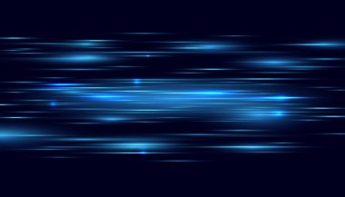 Abstract high-speed movement. Dynamic motion on blue background. Movement sport pattern for banner or poster design background concept.