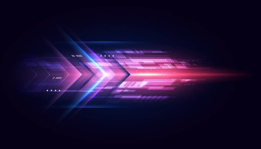 Modern abstract high-speed movement. Dynamic motion on the digital background. Movement technology pattern for banner or poster design background concept.