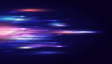 Modern abstract high-speed movement background. Colourful dynamic geometric overlapping motion. Movement template for banner, presentations, flyers, posters. Vector EPS10.