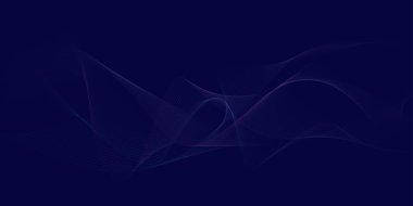 Modern abstract glowing wave background. Dynamic flowing wave lines design element. Futuristic technology and sound wave pattern. Vector EPS10.