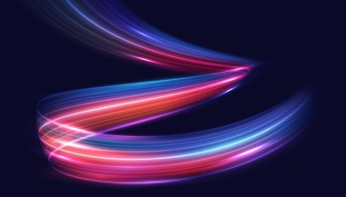 Modern abstract high-speed motion effect. Futuristic dynamic motion technology. Motion pattern for banner or poster design background idea. Vector eps10.