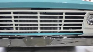 Klasik araba. Yakın çekim.