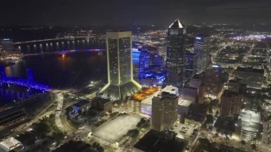 New York - 10 Aralık, 22 Aralık 17: 00 Manhattan gece manzarası.