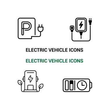 elektrikli araç park yeri ve şarj simgeleri ayarlandı