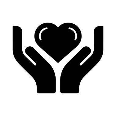 Eller Tutan Kalp Simgesi Bakım ve Destek Sembolü