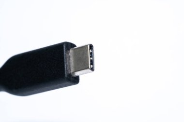 USB C kablosu yakın çekim