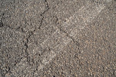 Eski beyaz çizgili yol